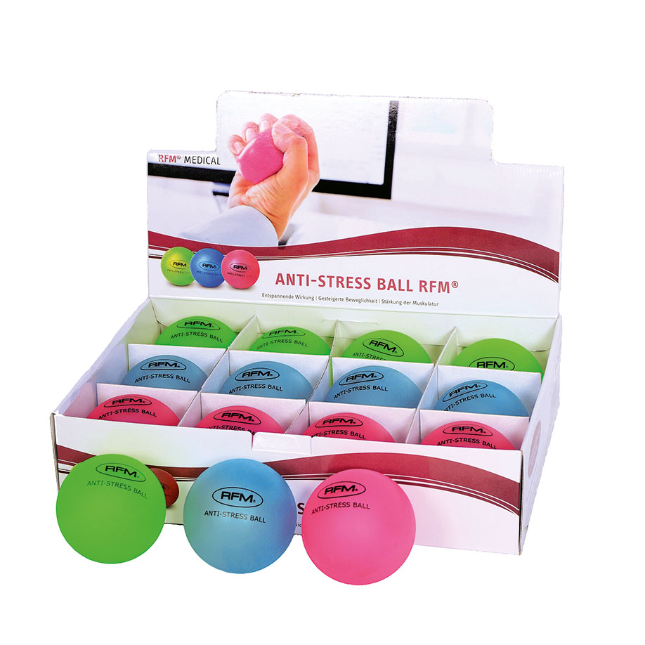 Anti-Stressbälle RFM im Display