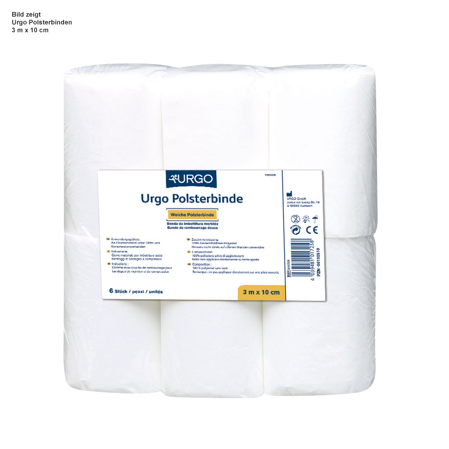 Urgo Polsterbinden, weiß,