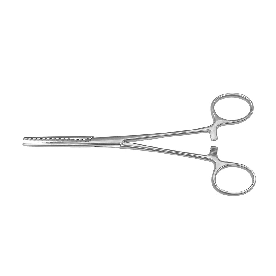 Pean Arterienklemme gerade, gerieft, 14,5 cm