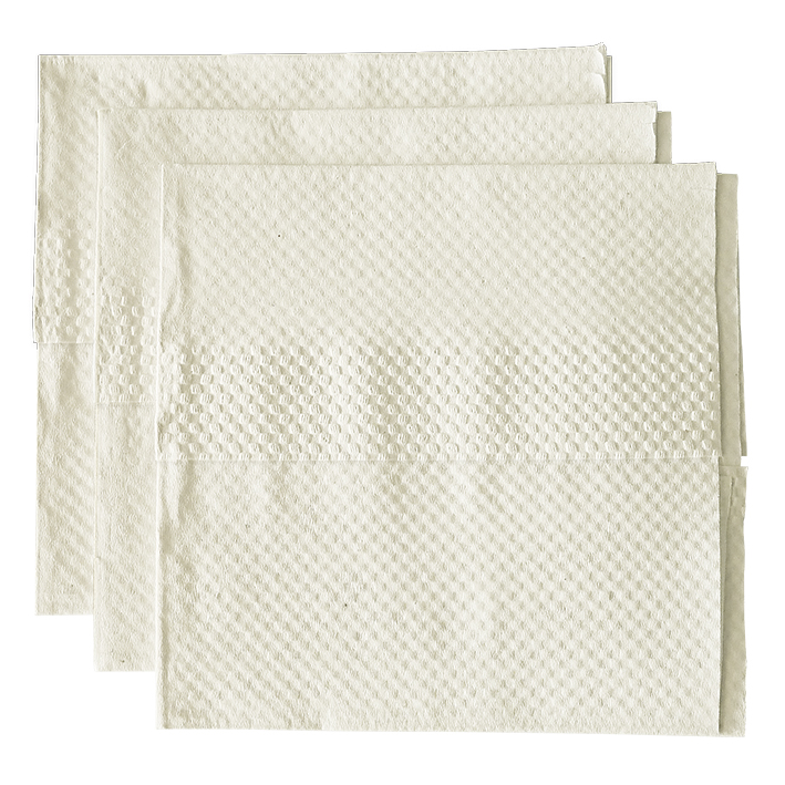 Mehrzwecktücher natur 3-lagig,