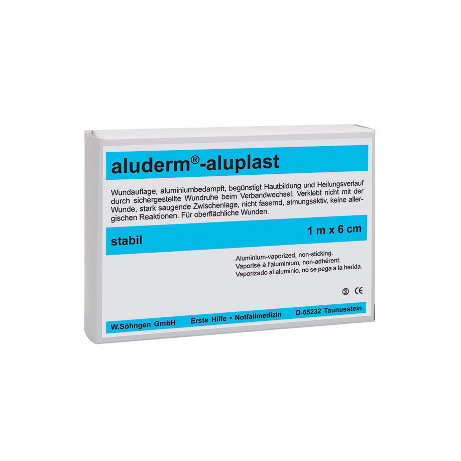 aluderm-aluplast Wundpflaster stabil ca. 10 x 6 cm (10 Stck.)