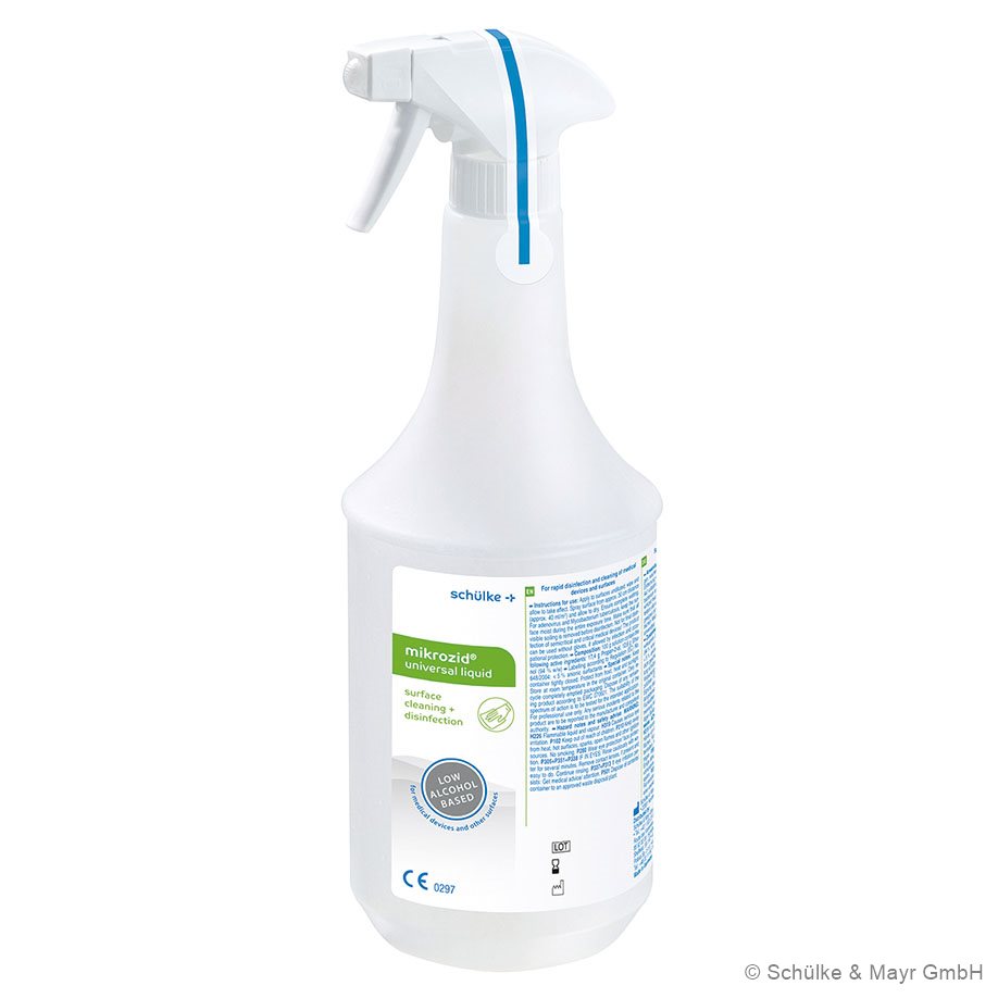 mikrozid universal liquid 1 Ltr. inkl. Pumpe, Flächenschnelldesinfektion