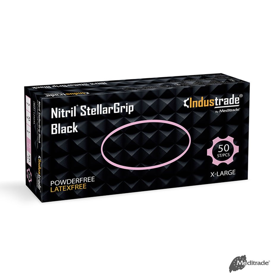 Nitril StellarGrip schwarz E.-Schutzhandschuhe Gr. XL (50 Stck.)