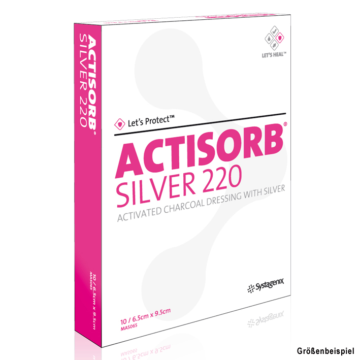 3M Actisorb Silver 220, Aktivkohle-