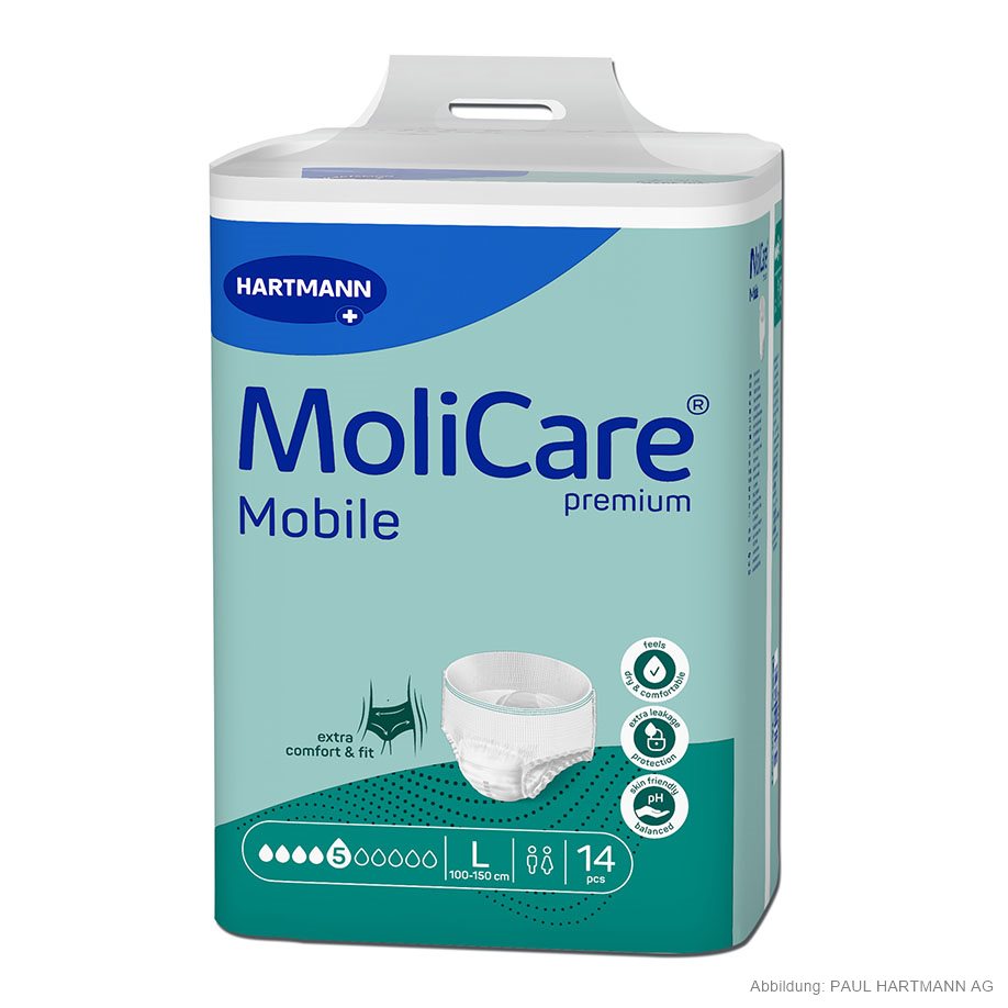 MoliCare Premium Mobile 5 Tropfen Inkontinenzslips Gr. L (14 Stck.)