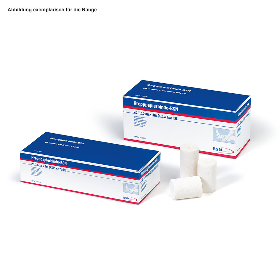 Krepp-Papierbinde-BSN, 4 m x 10 cm