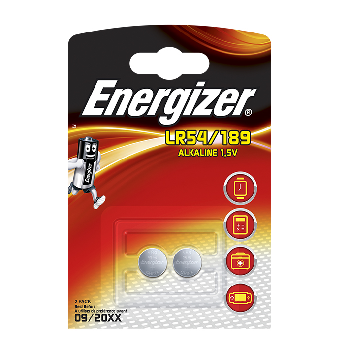 Energizer Spezialbatterie 189, Typ LR54 1,5 V (2er Pack)