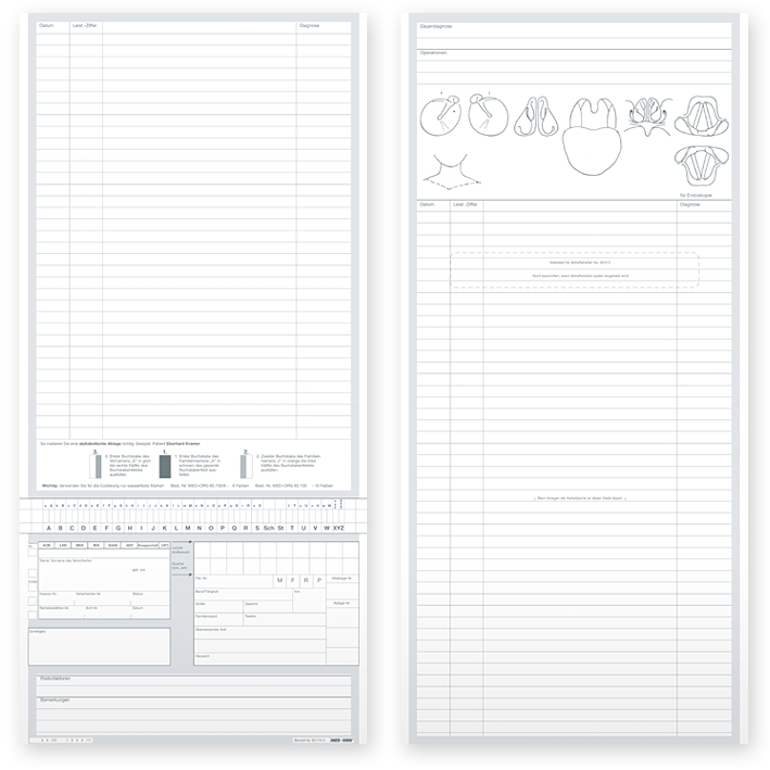 *Karteitaschen ALPHAnorm DIN A5 quer -ausser Handel-/Alternative: MEO 60.114H