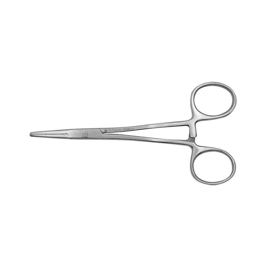 Halsted Mosquito Arterienklemme ratiomed gerade, gerieft, 12,5 cm