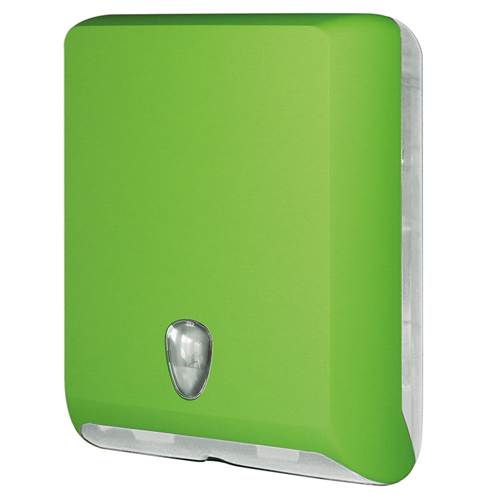 Falthandtuchspender Kunststoff grün,