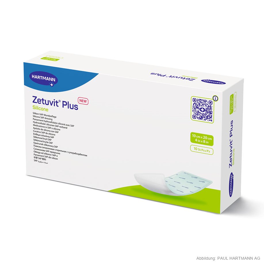 Zetuvit Plus Silicone Saugkompressen