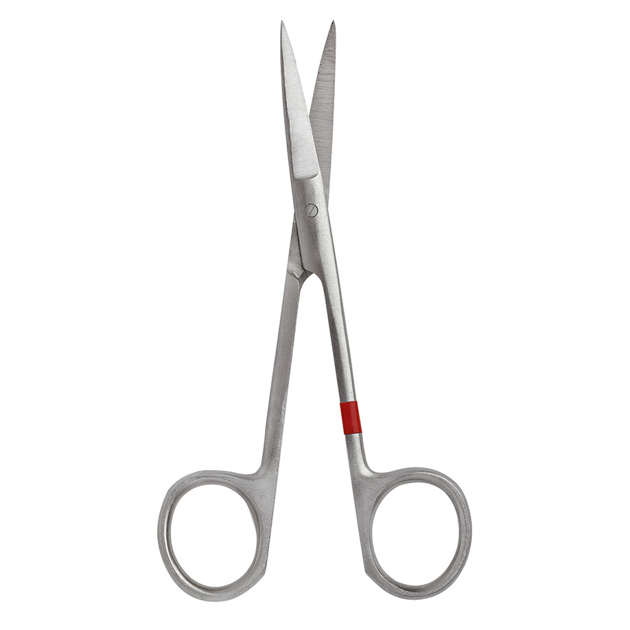 Irisscheren gebogen, spitz/spitz,