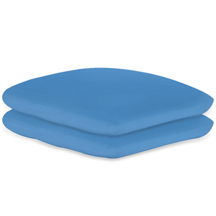 Kissenbezüge Frottee aqua, 40 x 40 cm,