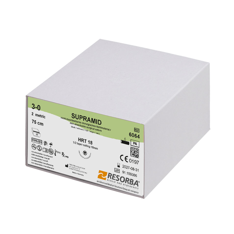 SUPRAMID HRT 18 3/0=2 schwarz,