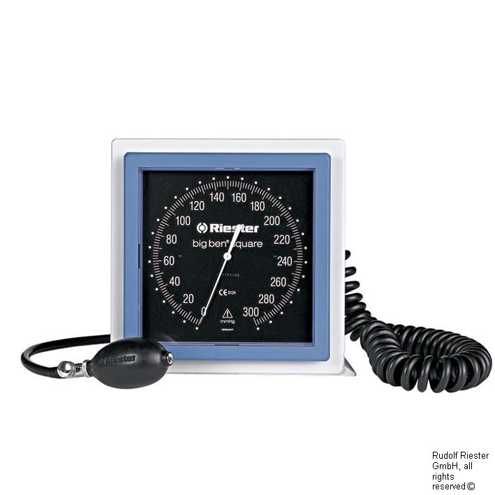 big ben square Blutdruckmessgerät 145,5 mm Tischmodell, 2-Schlauch,