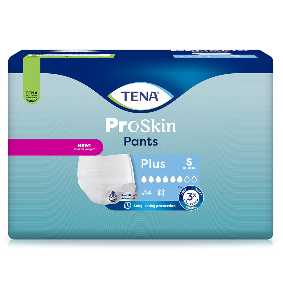 TENA ProSkin Pants Plus S Einweghosen blau (4 x 14 Stck.)