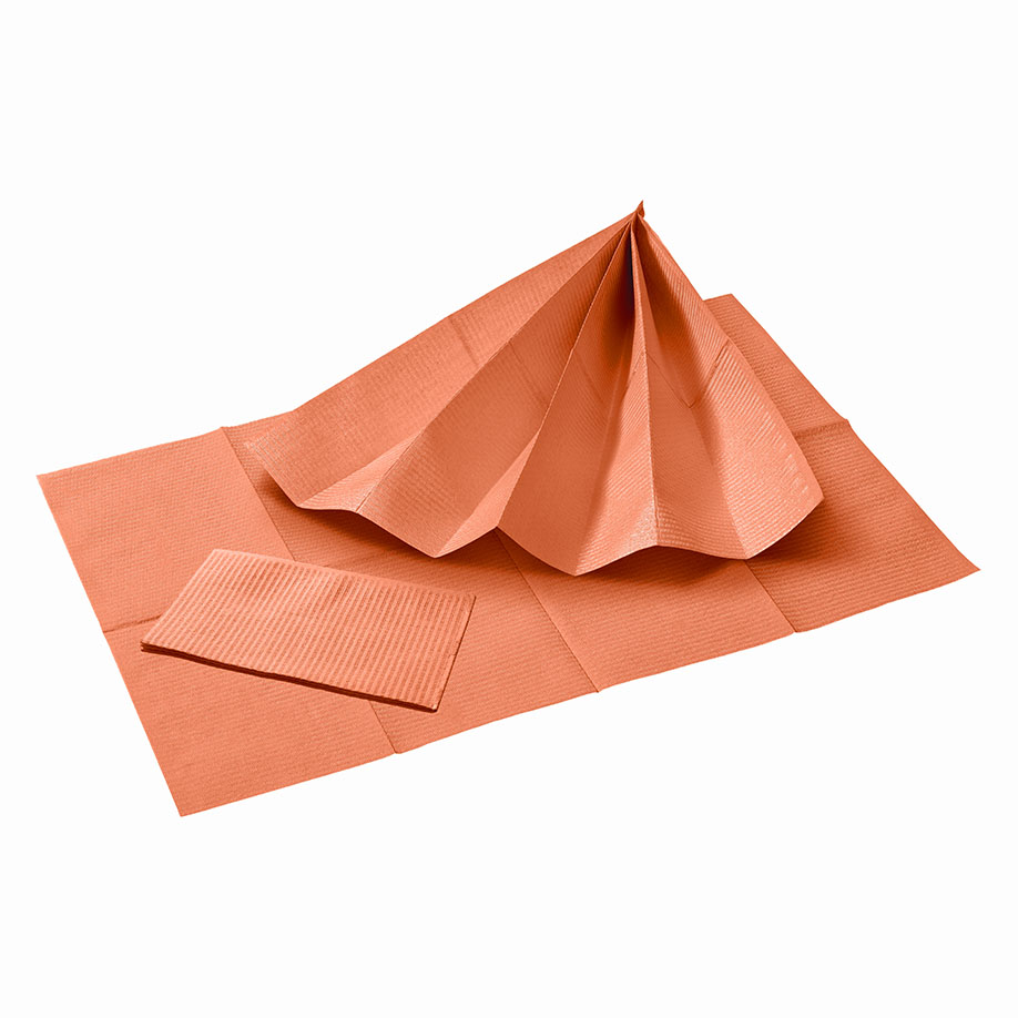 Patientenservietten, hot orange,