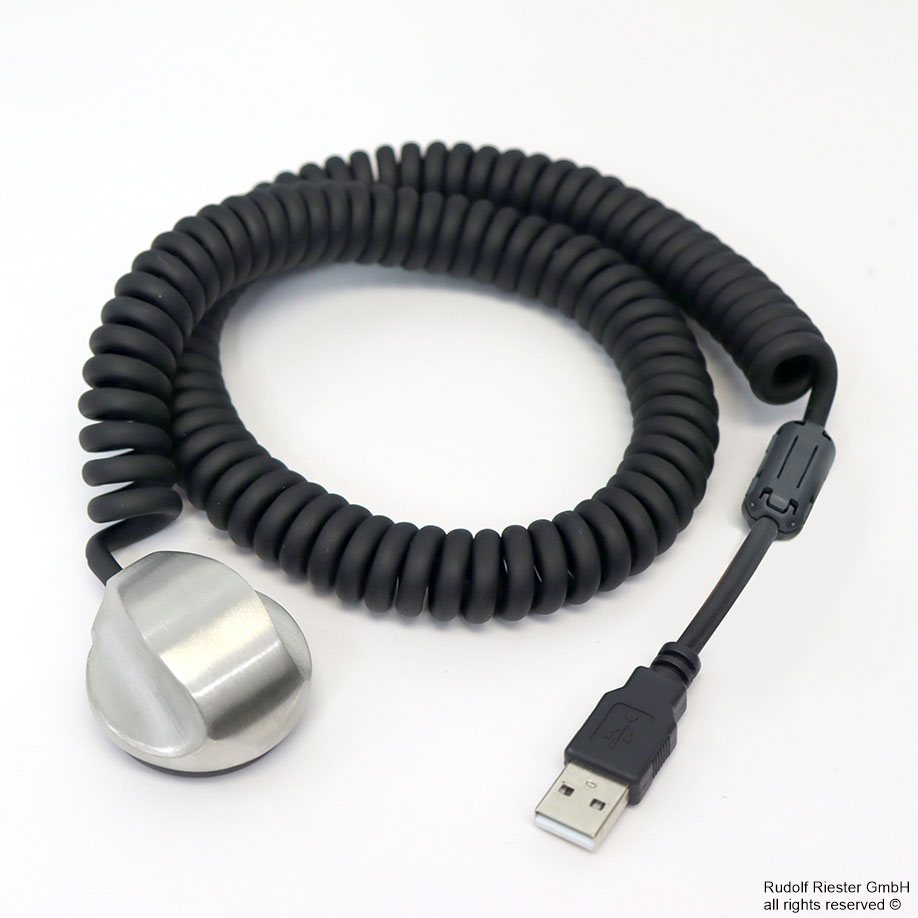 ri-sonic PCP-USB, USB-A Connector elektronisches Stethoskop mit Spiralkabel
