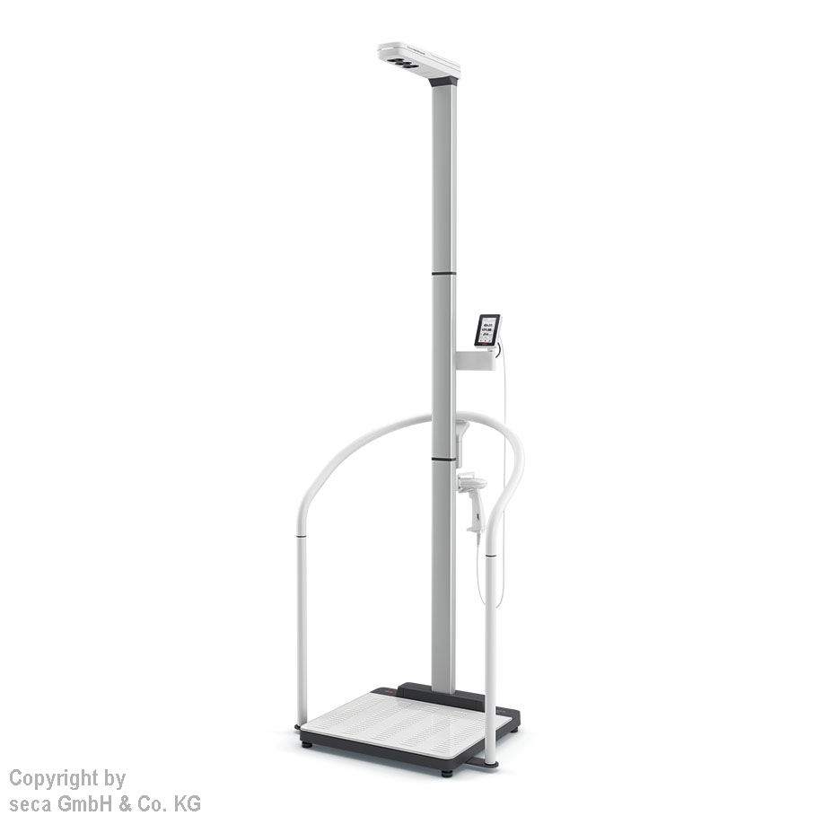 Ultraschallmessstation mit Stehhilfe