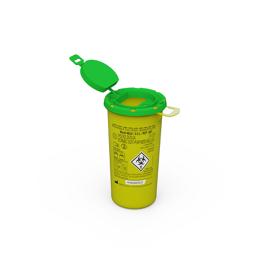 Entsorgungsboxen Medi-Müll 0,5 Ltr.