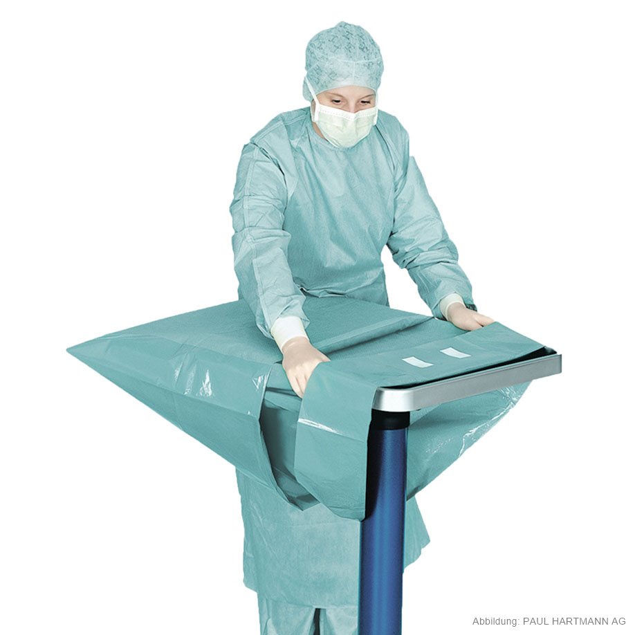 Foliodrape Protect Plus Instrumenten- tischbezüge verstärkt steril 80 x 145 cm