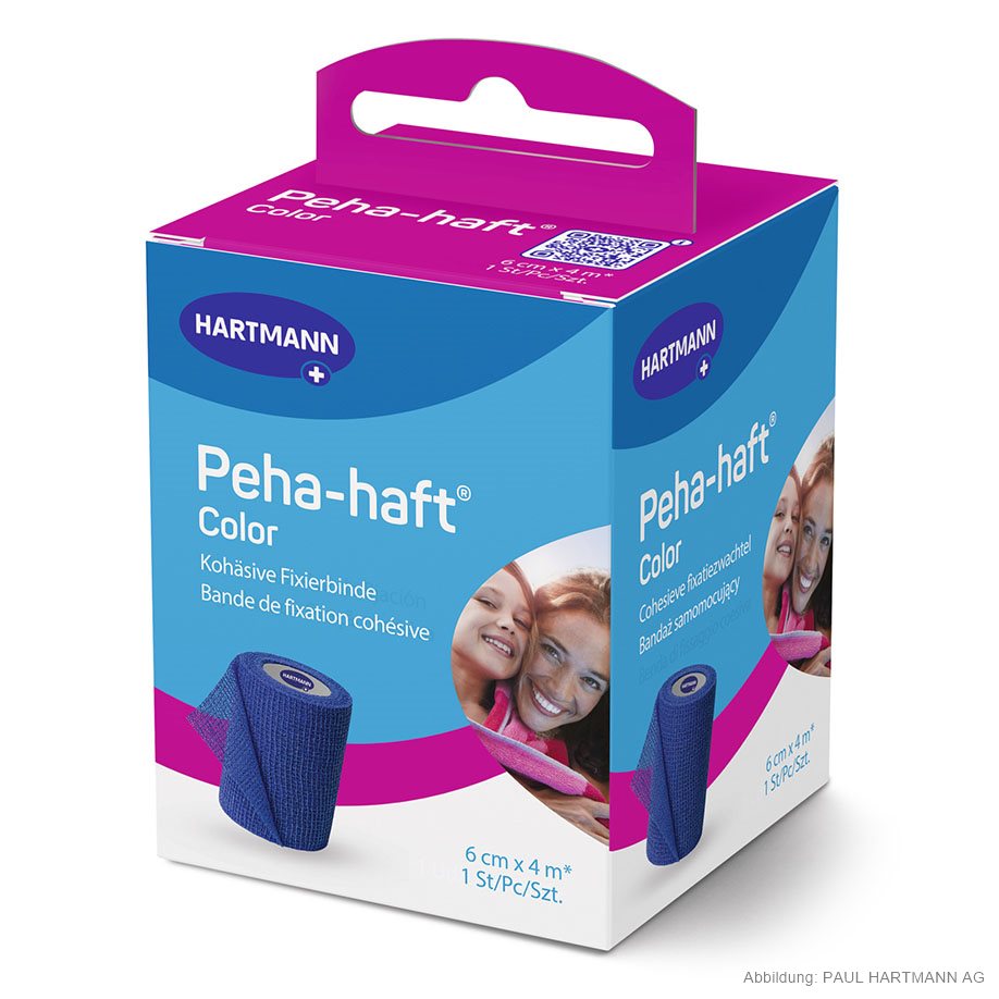 Peha-haft Color blau Fixierbinde