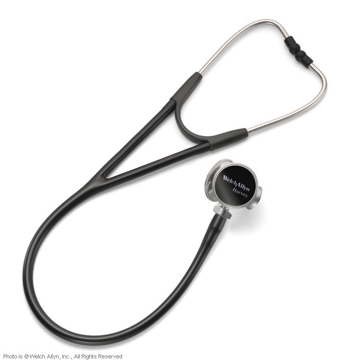 Harvey DLX Dreikopfstethoskop 28'', schwarz