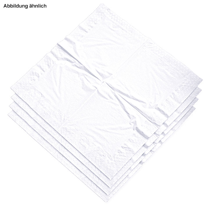 Servietten Typ Dental, weiß, 40 x 40 cm, 2-lagig (300 Stck.)