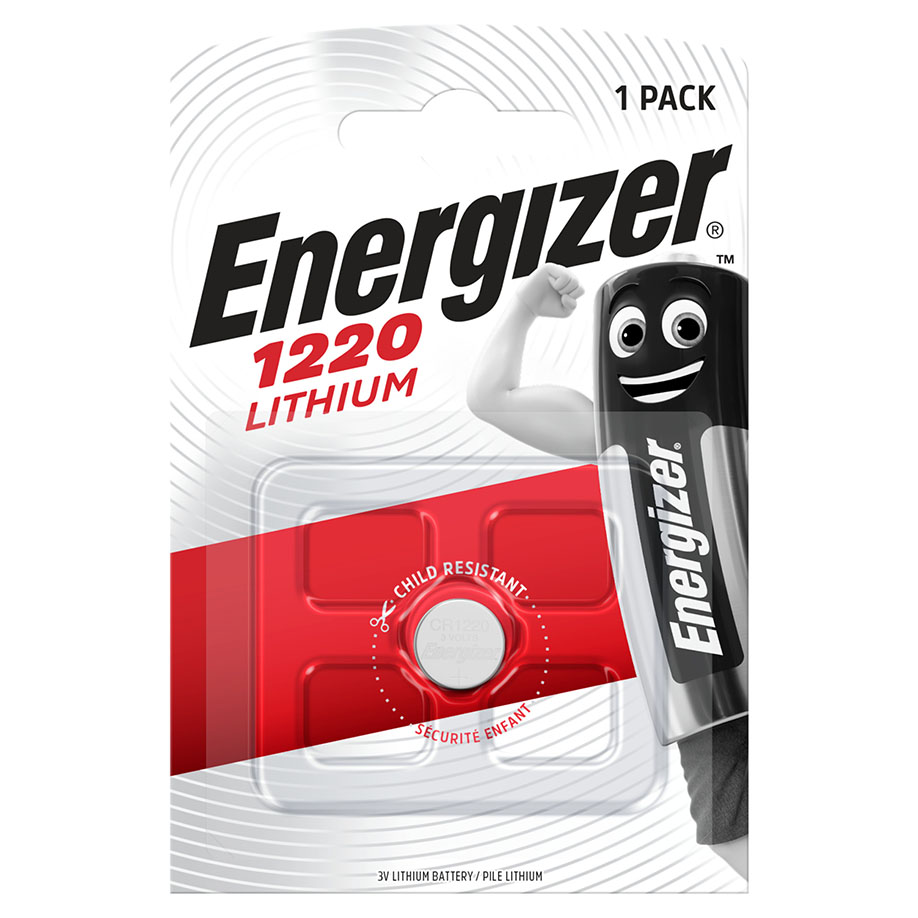 Energizer Batterie Typ CR1220, 3 V