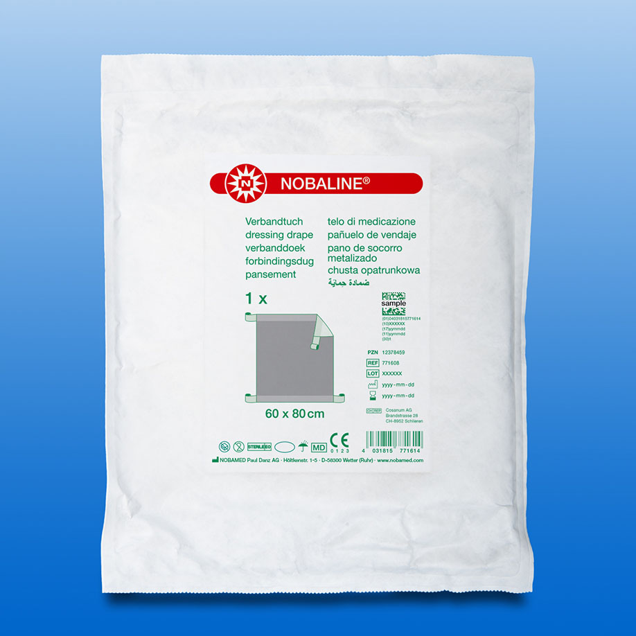 NOBALINE-Tuch 60 x 80 cm steril,