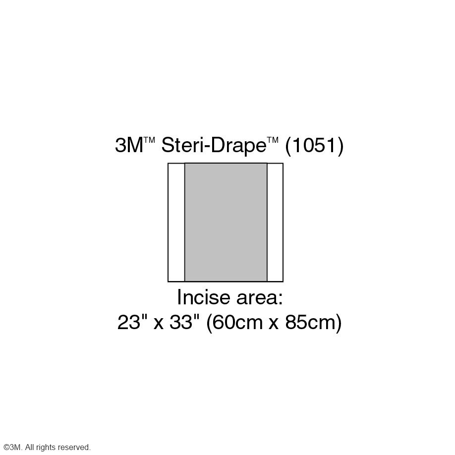 3M Steri-Drape 1 Inzisionsfolien