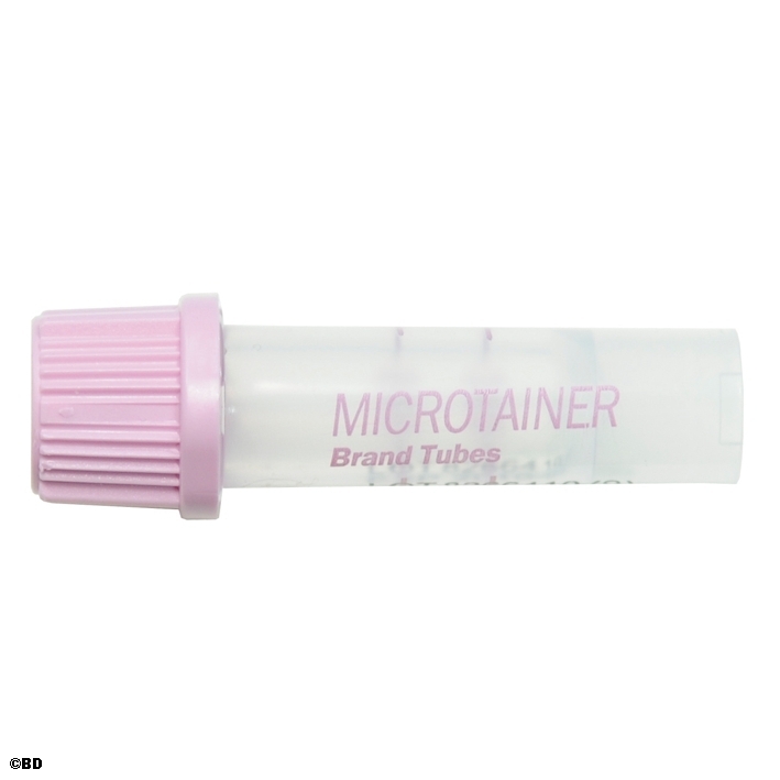 BD Microtainer EDTA-Röhrchen für die