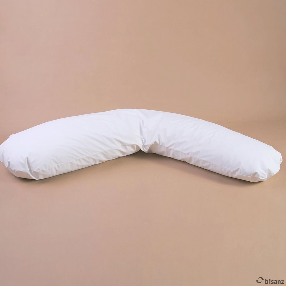 Halbmondkissen mit Bifill 135 x 35 cm,