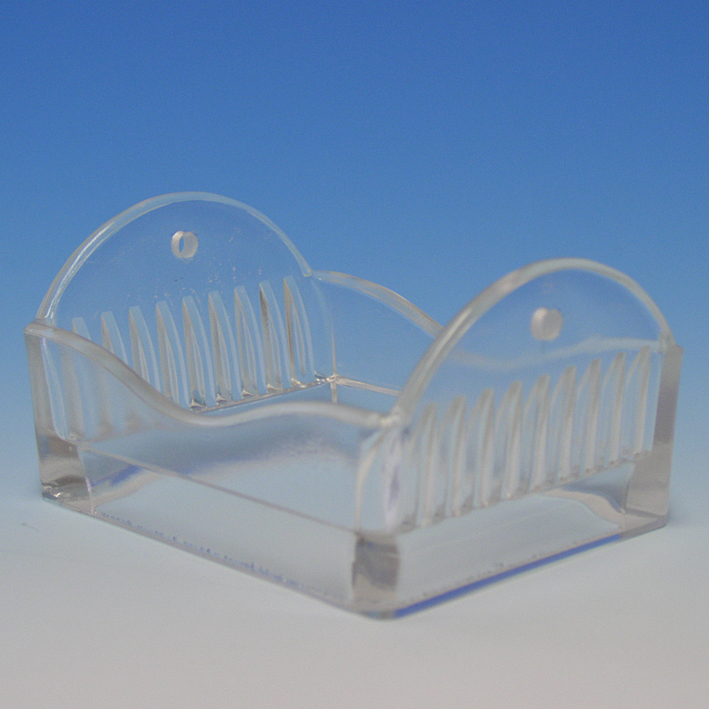 Färberahmen aus Glas für 10 Objektträger