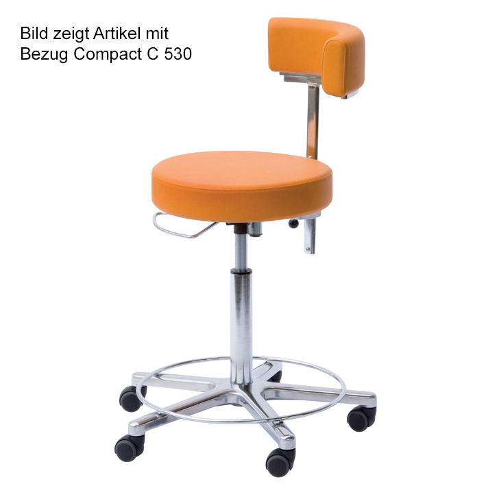 Arbeitsstuhl mit Rückenlehne,