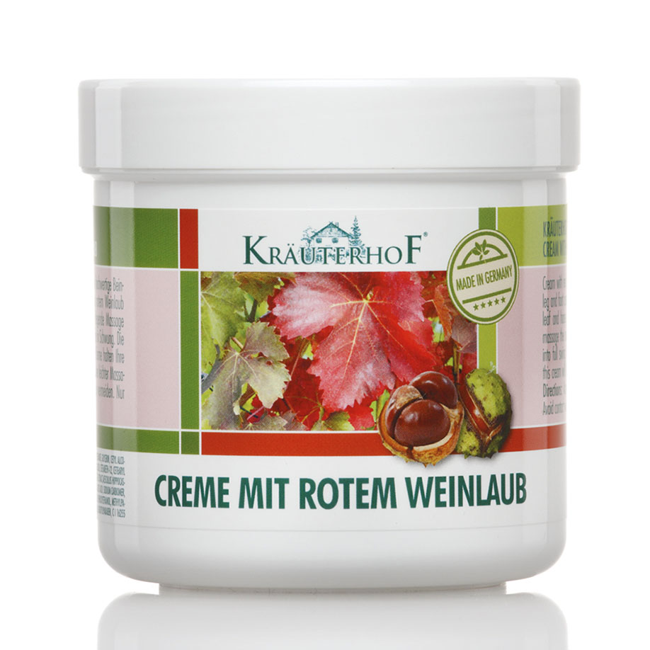 KräuterhoF Creme mit rotem Weinlaub