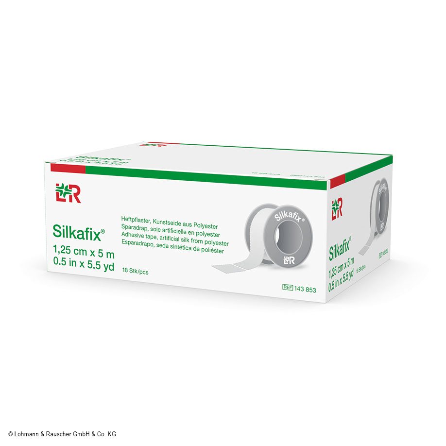 Silkafix-Heftpflaster weiß 5 m x 1,25 cm