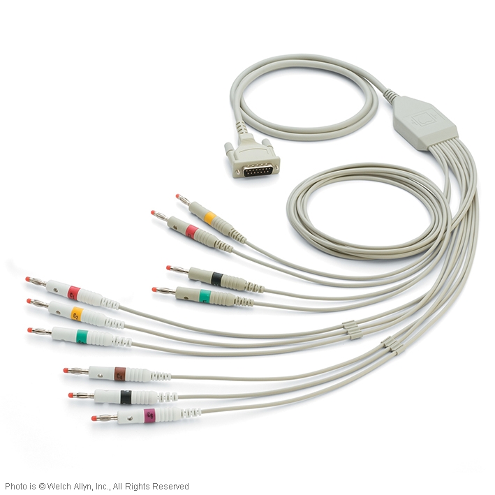 Patientenkabel, 10 Ableitungen, 1 m,