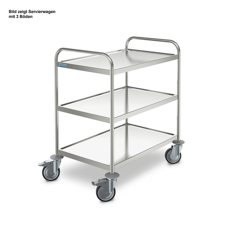 Medizinischer Servierwagen Edelstahl,