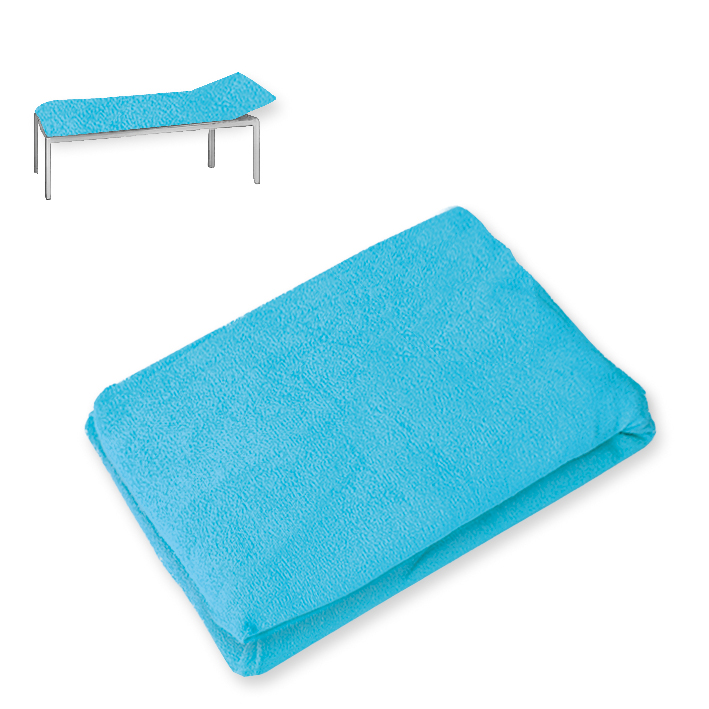 Liegenbezug Frottee türkisblau,