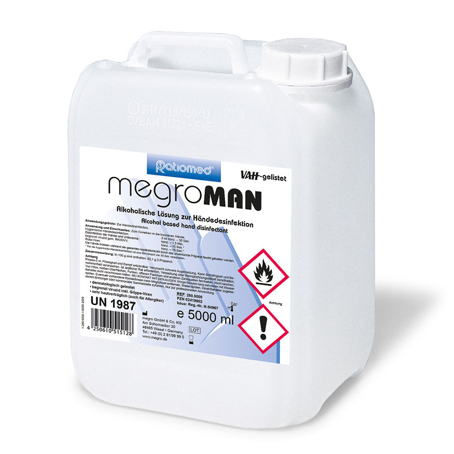 megroMAN 5 Ltr. Händedesinfektion