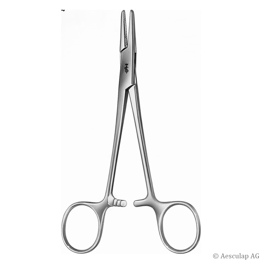 Hegar Nadelhalter gerade, mit Rinne,