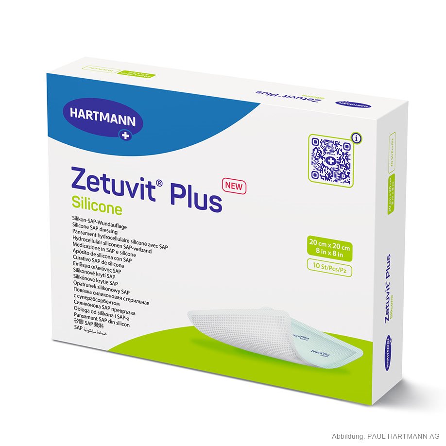 Zetuvit Plus Silicone Saugkompressen