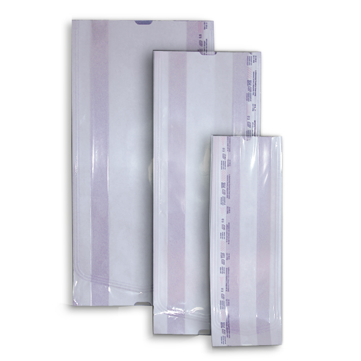 Steri-Beutel 100 x 300 mm mit Falte mit 3 Indikatoren