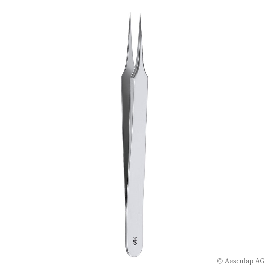 anat. Uhrmacher Mikropinzette, gerade, 11 cm, Fig. 4,
