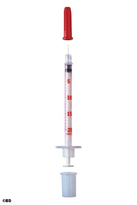 BD Micro-Fine+ Insulinspritzen 0,5 ml,
