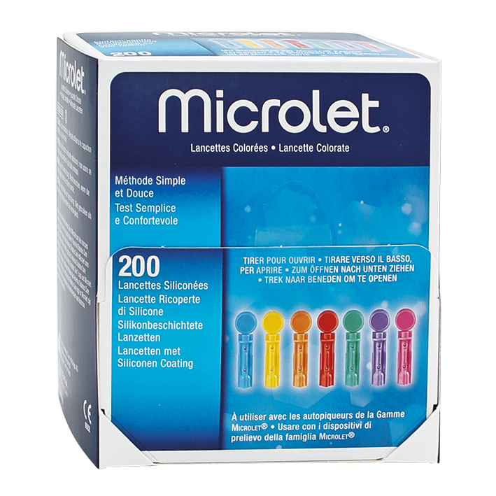 MICROLET Lanzetten farbig