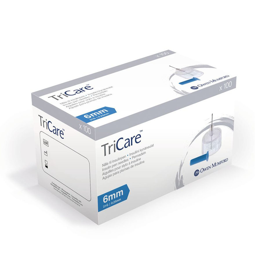 TriCare Pennadeln 31 G, 0,25 x 6 mm