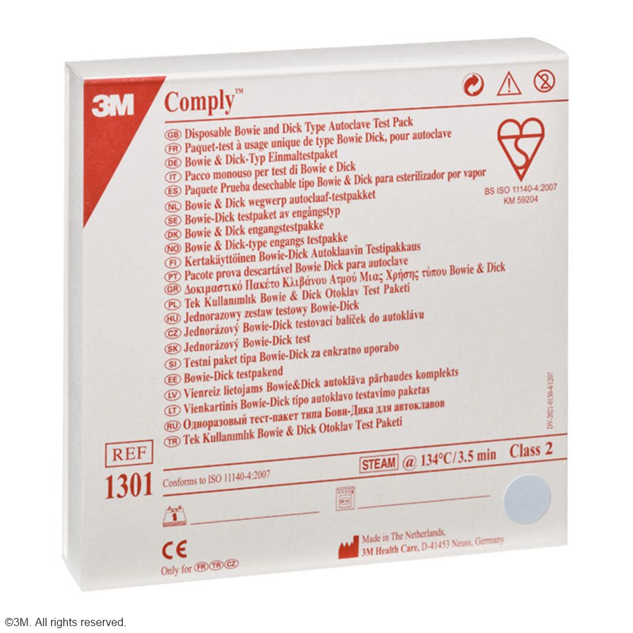 3M Comply Bowie-Dick Einmaltestpakete