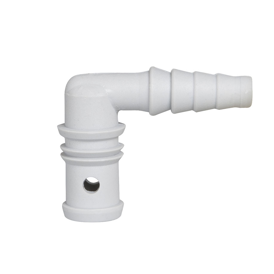 Mehrweg-Winkelstück für Sekretbehälter Serres, für ACCUVAC Pro, ACCUVAC Lite, ACCUVAC Rescue und ACCUVAC Basic